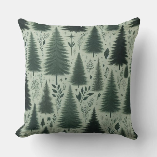 Cojín Decorativo Evergreen Wonderland (Anverso)