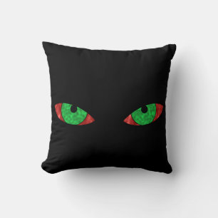 Cojín Decorativo Evil Green Eyes