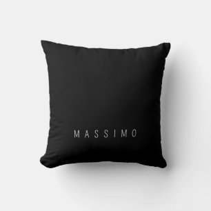 Cojín Decorativo Exclusivo Personal Clásico Blanco Nombre Propio