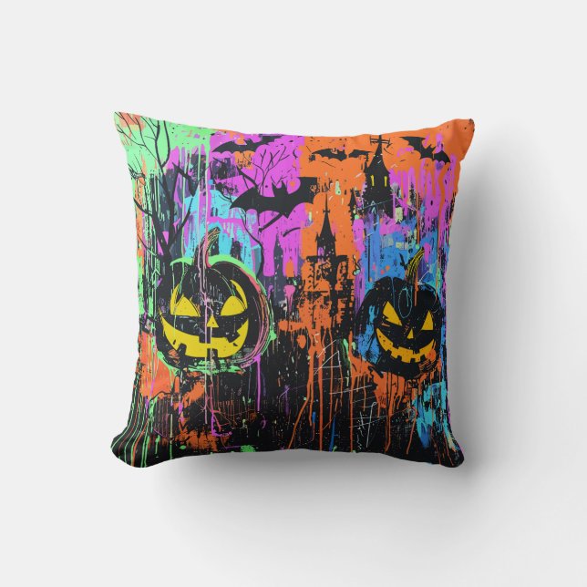 Cojín Decorativo ExDesigner | Personalización | Halloween (Anverso)