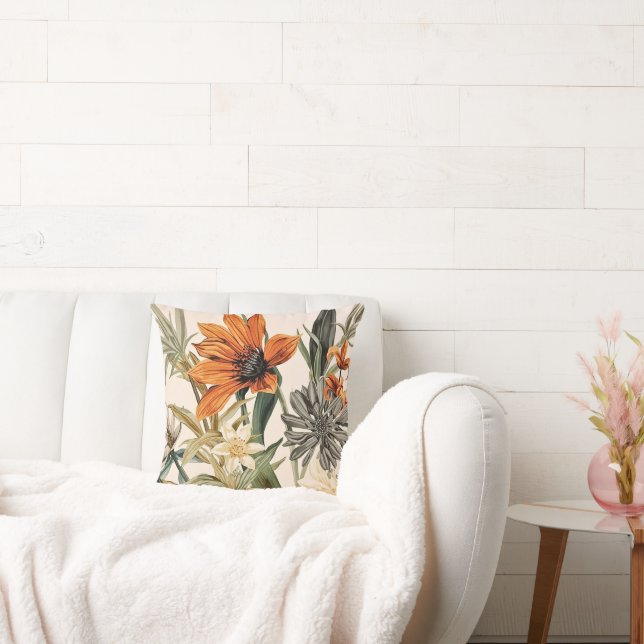 Cojín Decorativo Exotic Flowers for Seasonal Home Decor (Sofá)