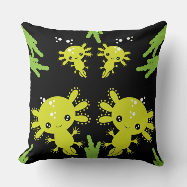 Cojín Decorativo Exótico Axototel Salamander Cushion (Anverso)