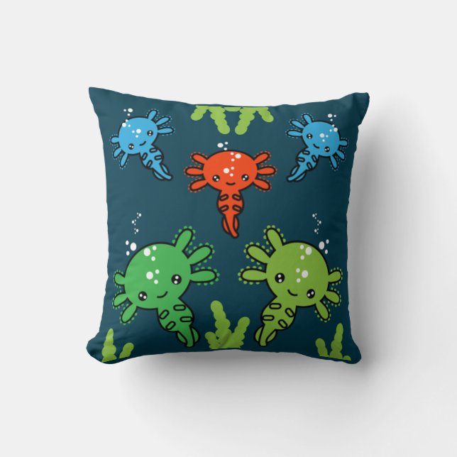 Cojín Decorativo Exótico Axototel Salamander Cushion (Anverso)