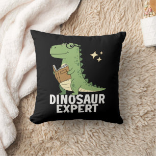 Cojín Decorativo Experto en Dinosaurios - Ciencia Genial para Amant