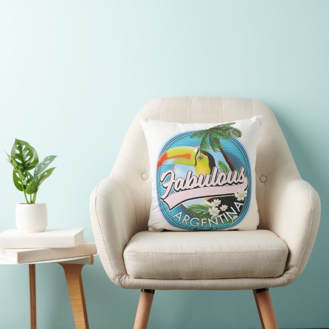 Cojín Decorativo explora el fabuloso logo de Argentina (Silla)