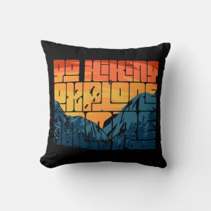 Cojín Decorativo Exploración de la aventura del senderismo por el a