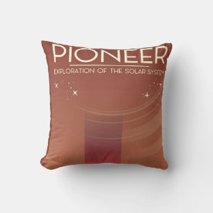 Cojín Decorativo Exploración pionera del sistema solar