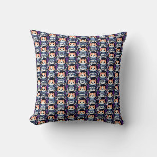 Cojín Decorativo Explorador de Gato Cósmico