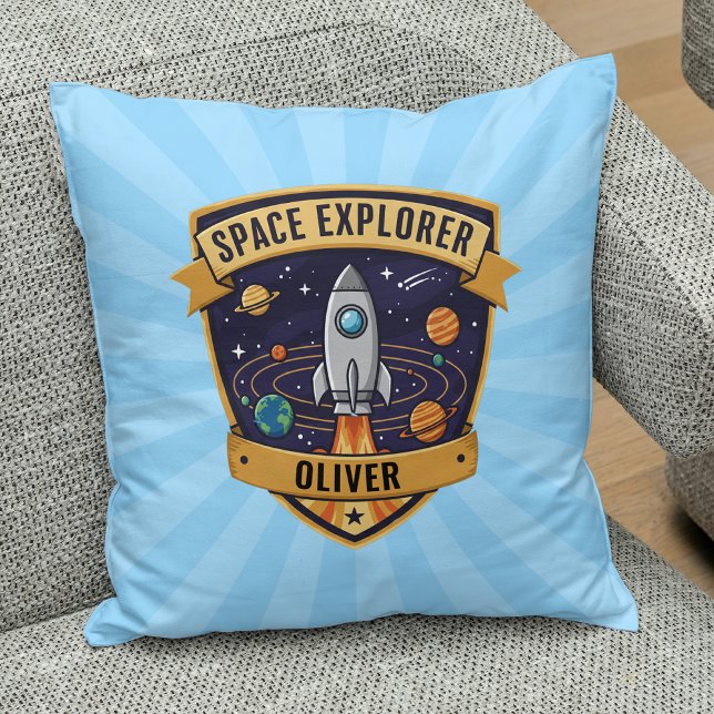 Cojín Decorativo Explorador Espacial del Futuro (Subido por el creador)