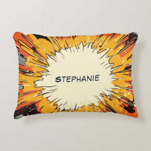 Cojín Decorativo Explosión de arte pop de estilo cómico (6)