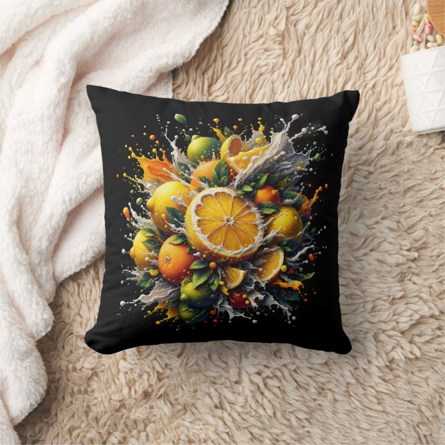 Cojín Decorativo Explosión de cítricos (Manta)