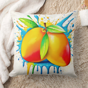 Cojín Decorativo Explosión de Color de Mango