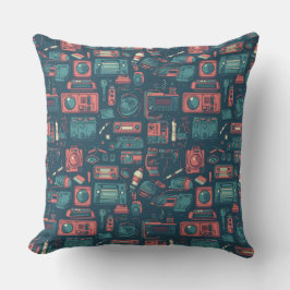 Cojín Decorativo Explosión del pasado: tecnología de los 80