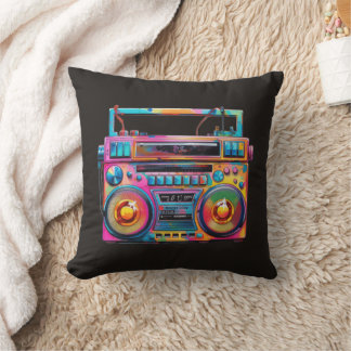 Cojín Decorativo Explosión Retro de Nostalgia Música Clásica