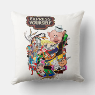 Cojín Decorativo Exprésate Retro Cartoon Collage Decorativo