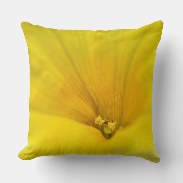 Cojín Decorativo Expresión amarilla (Anverso)