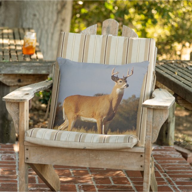 Cojín decorativo exterior de Whitetail Buck (Silla)