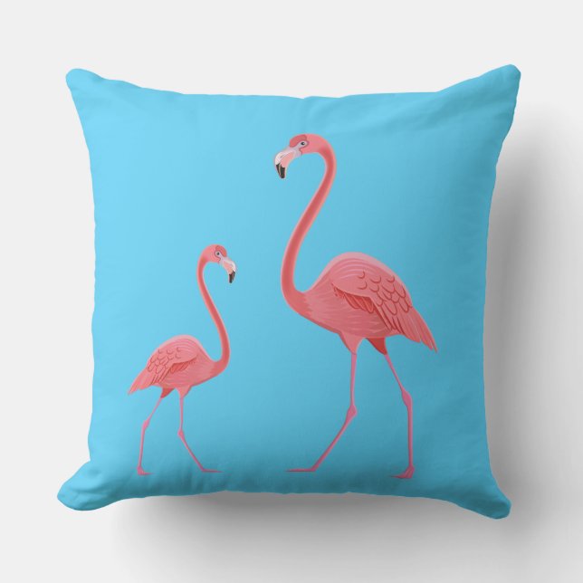 Cojín decorativo exterior-Flamingo (Anverso)