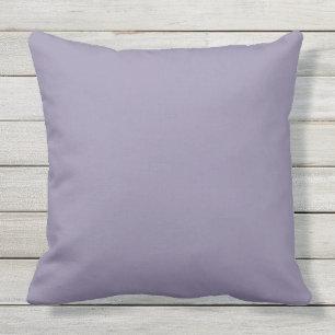 Cojín decorativo exterior sólido de lavanda dura