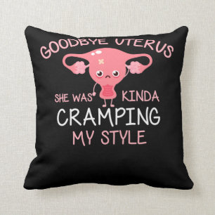 Cojín Decorativo Extracción divertida de histerectomía Uterus