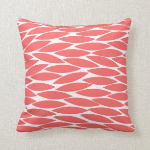 Cojín Decorativo Extracto 250713 - Rosa tropical en blanco