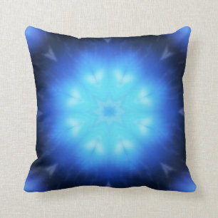 Cojín Decorativo Extracto azul eléctrico
