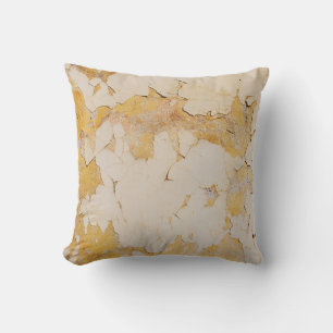 Cojín Decorativo Extracto de fondo de estuco amarillo antiguo, enve