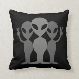 Cojín Decorativo Extranjeros de espacio pacíficos