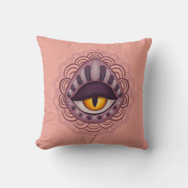 Cojín Decorativo Extraño Ojo Parlanchín Extraño