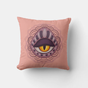 Cojín Decorativo Extraño Ojo Parlanchín Extraño