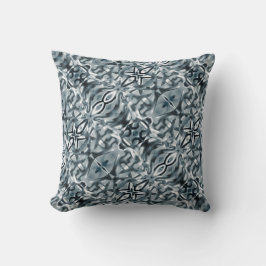 Cojín Decorativo Extraño y retorcido espejo gris