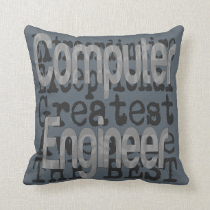 Cojín Decorativo Extraordinaria de ingeniero informático