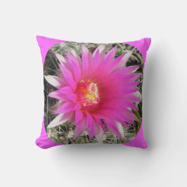 Cojín Decorativo F29w Flor de Cactus de bolas "Escobaria vivipara"