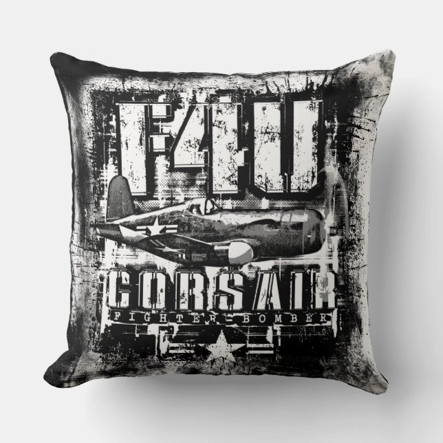 COJÍN DECORATIVO F4U CORSAIR (Anverso)