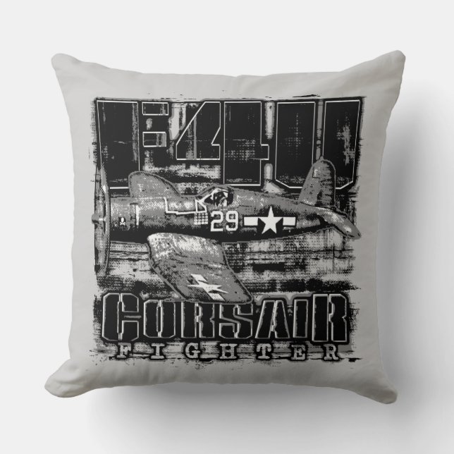 COJÍN DECORATIVO F4U CORSAIR (Anverso)