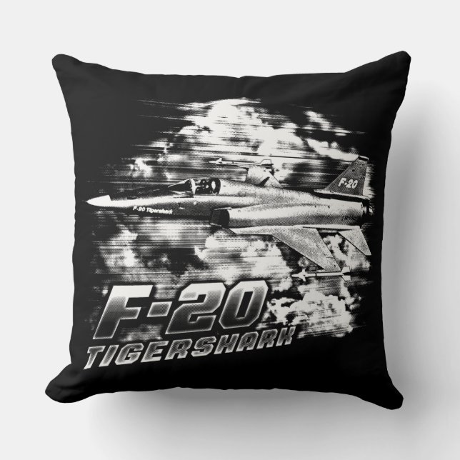 Cojín Decorativo F-20 Tigershark (Anverso)