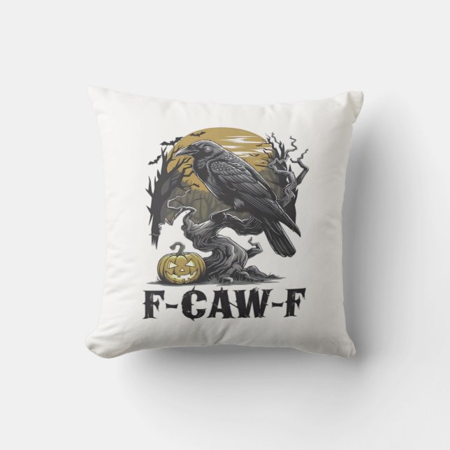 Cojín Decorativo F-Caw-F Diseño Mínimo Clásico (Anverso)