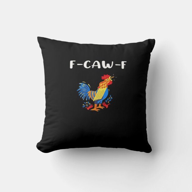 Cojín Decorativo F-Caw-F Funny Trendy (Anverso)