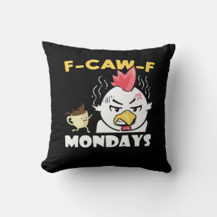 Cojín Decorativo F-Caw-F Lunes Clásico Minimalista Limpio