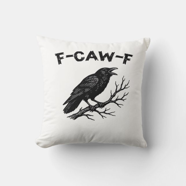 Cojín Decorativo F-Caw-F Minimal Limpio (Anverso)