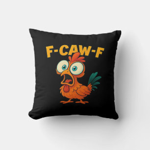 Cojín Decorativo F-Caw-F Pollo Esencial Creativo Casual
