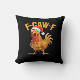 Cojín Decorativo F-Caw-F Pollo Navidad Esencial