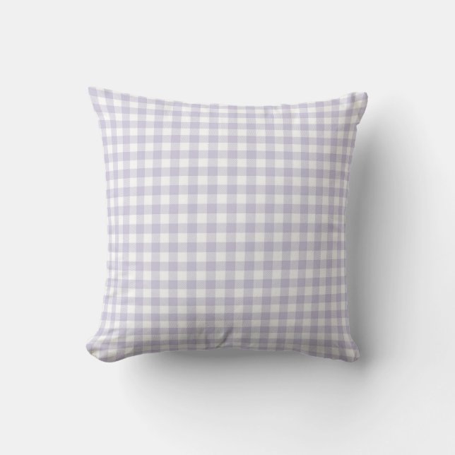 Cojín Decorativo F & L Purple Plaid (Anverso)