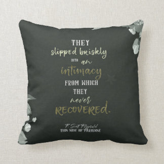 Cojín Decorativo F. Scott Fitzgerald Quote Pillow