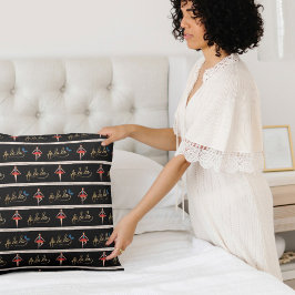 Cojín Decorativo Fa La La Stripe Navidades Nutcracker Ballerina