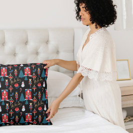 Cojín Decorativo Fa La Pink Nutcracker Navidades Ballet