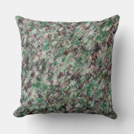 Cojín Decorativo Fábrica de la textura con manchas de menta y marró