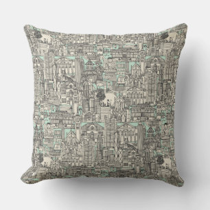 Cojín Decorativo Fábrica de menta toile de jouy de Hong Kong
