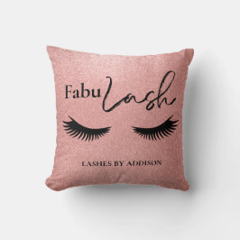 Cojín Decorativo FabuLash Nombre comercial personalizado