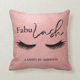 Cojín Decorativo FabuLash Nombre comercial personalizado